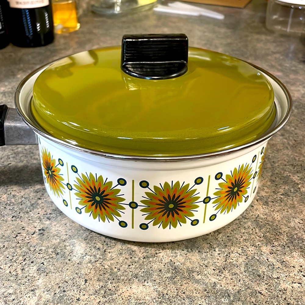 Vintage Austria Email Enameled Pan